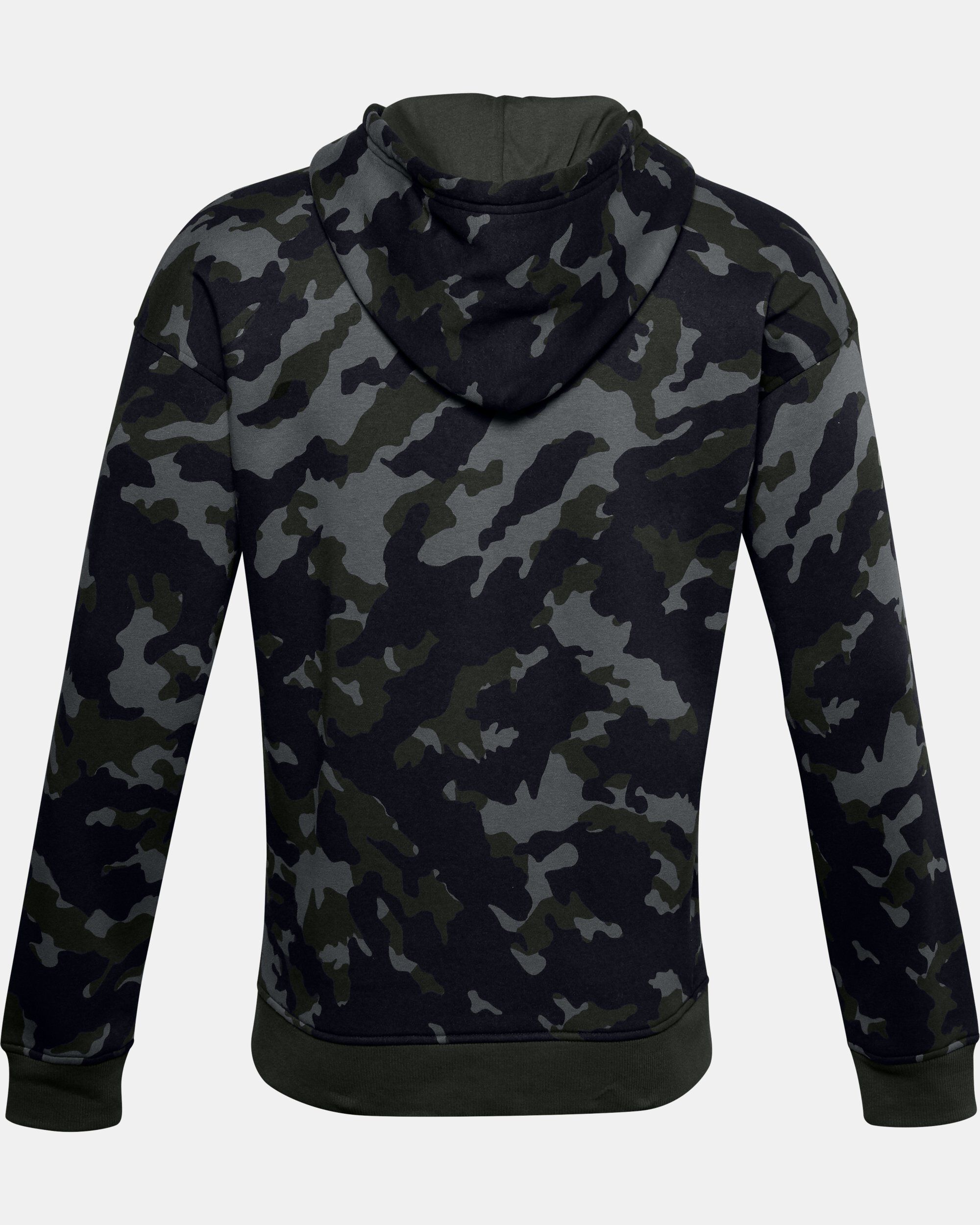Buy Men s UA Rival Fleece Camo Hoodie Green in Dubai UAE Under Armour