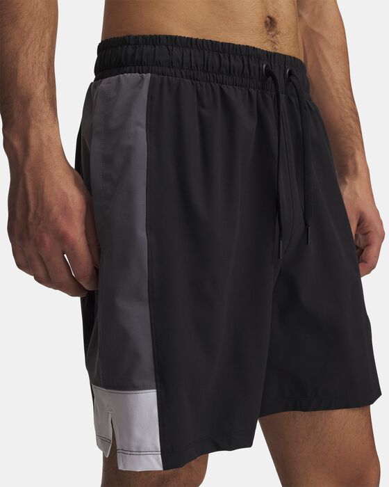 Men's UA Zone 7" Woven Shorts image number 3