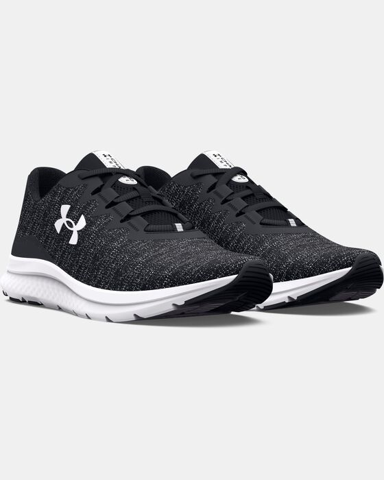 Men's UA Charged Impulse 3 Knit Running Shoes image number 3