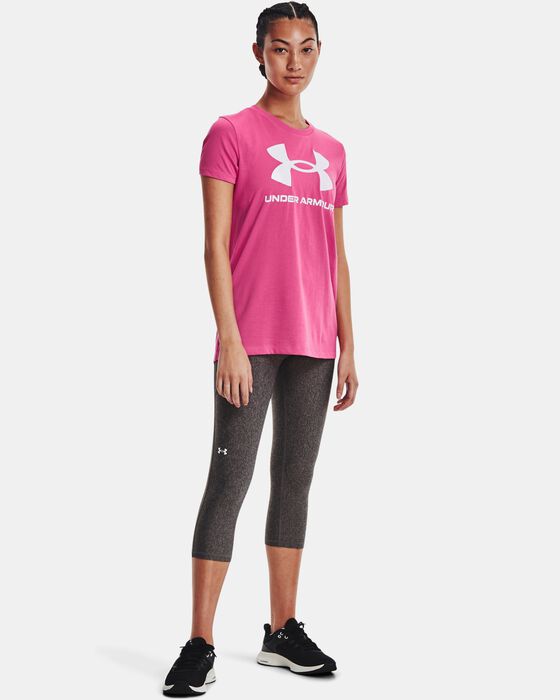 Women's UA Rival Logo Short Sleeve image number 2