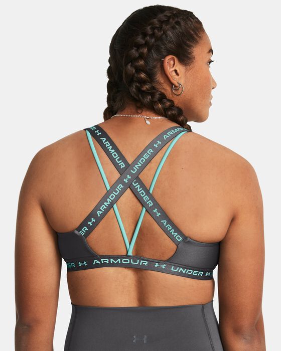 Women's UA Crossback Low Sports Bra image number 1