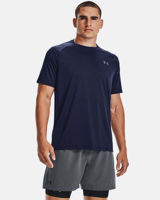 Under Armour Men's UA Tech™ 2.0 Textured Short Sleeve T-Shirt Blue in ...