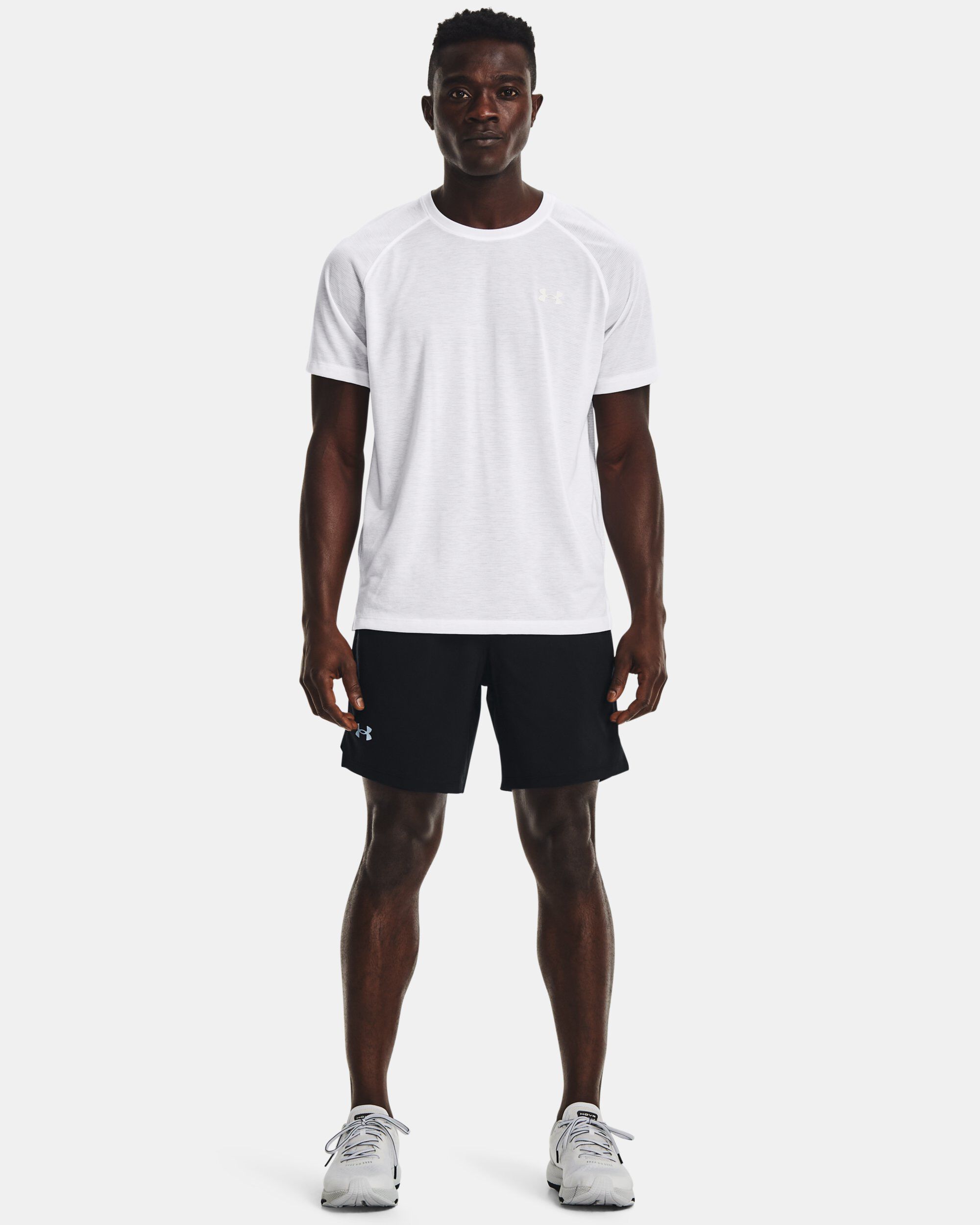 Under armour launch sw split short top