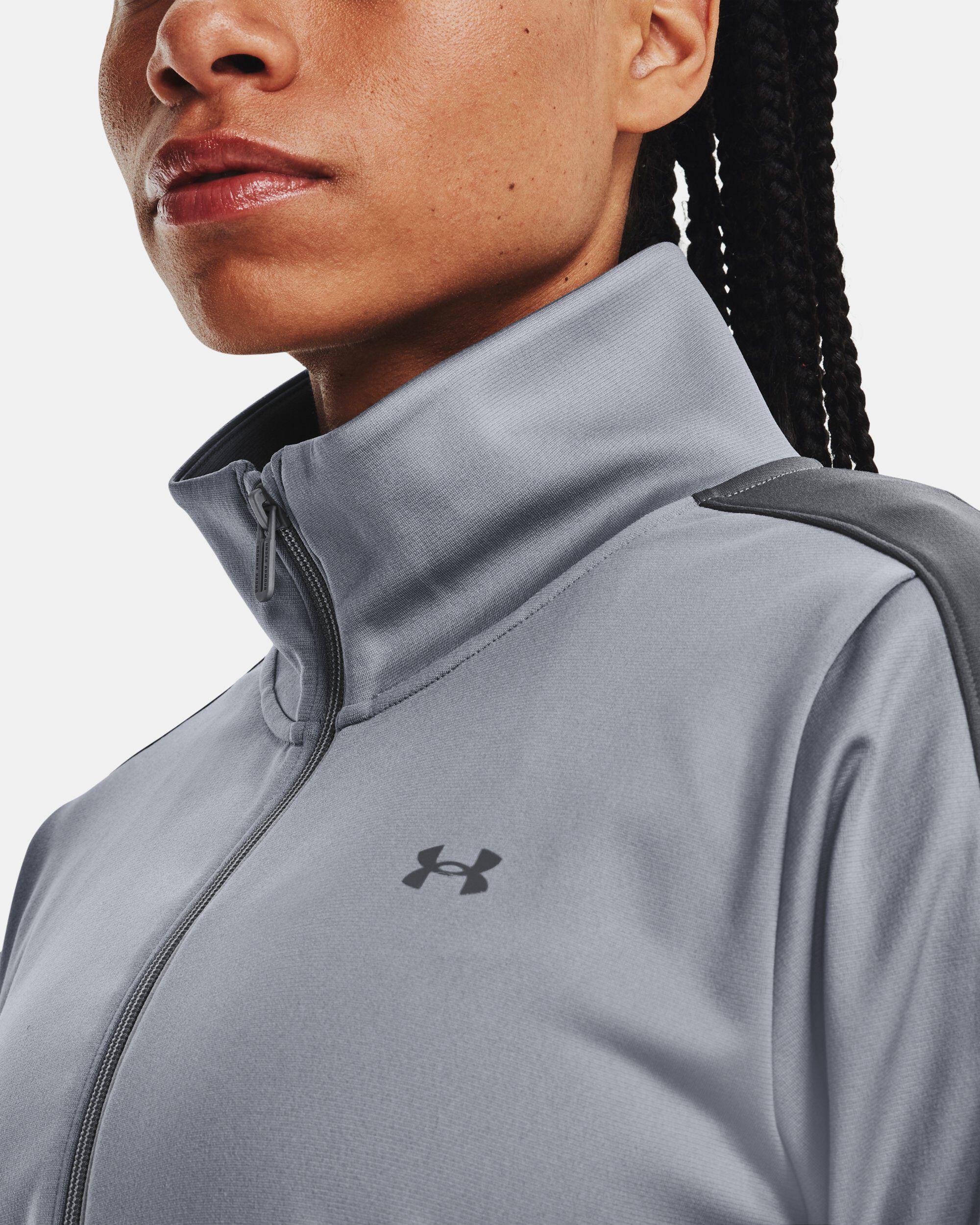 Buy Women s UA Tricot Tracksuit Grey in Dubai UAE Under Armour