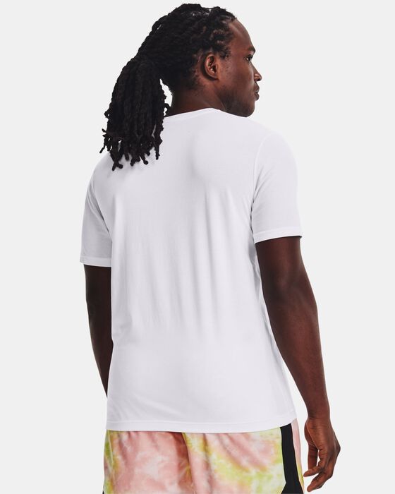 Men's Curry Multicolor Logo Short Sleeve image number 1