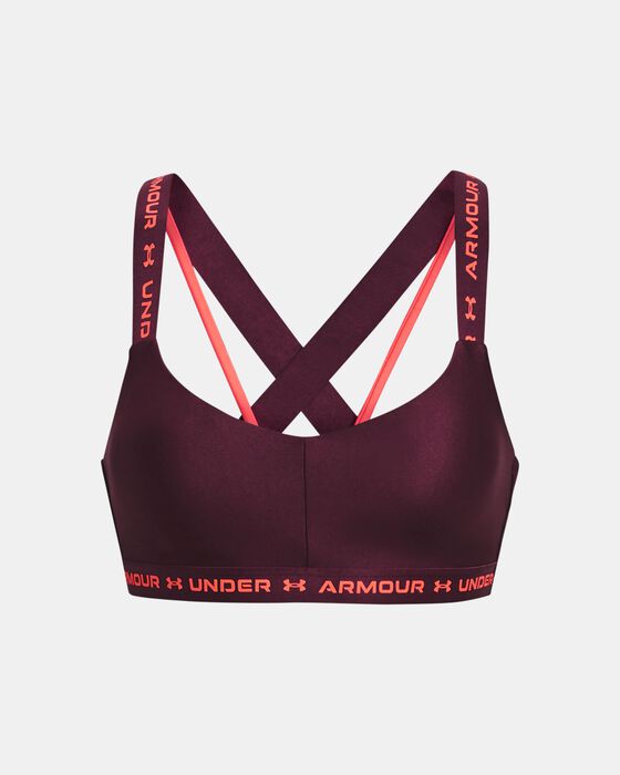 Women's UA Crossback Low Sports Bra image number 10