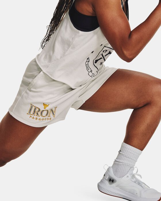 Women's Project Rock Everyday Terry Shorts image number 3