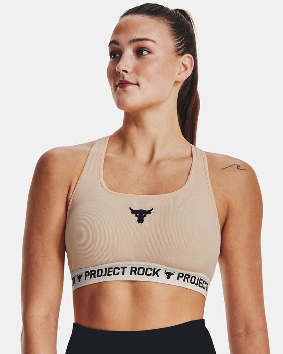 Women's Project Rock Crossback Training Ground Sports Bra image number 2