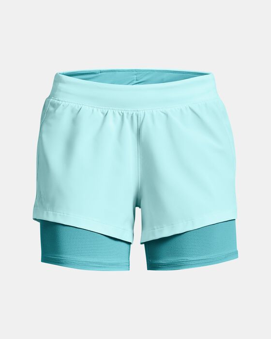 Women's UA Iso-Chill Run 2-in-1 Shorts image number 7