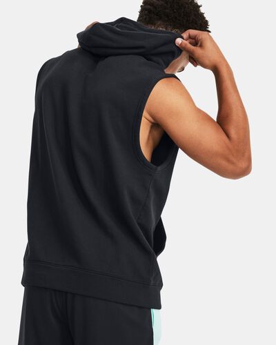 Men's Curry Fleece Sleeveless Hoodie