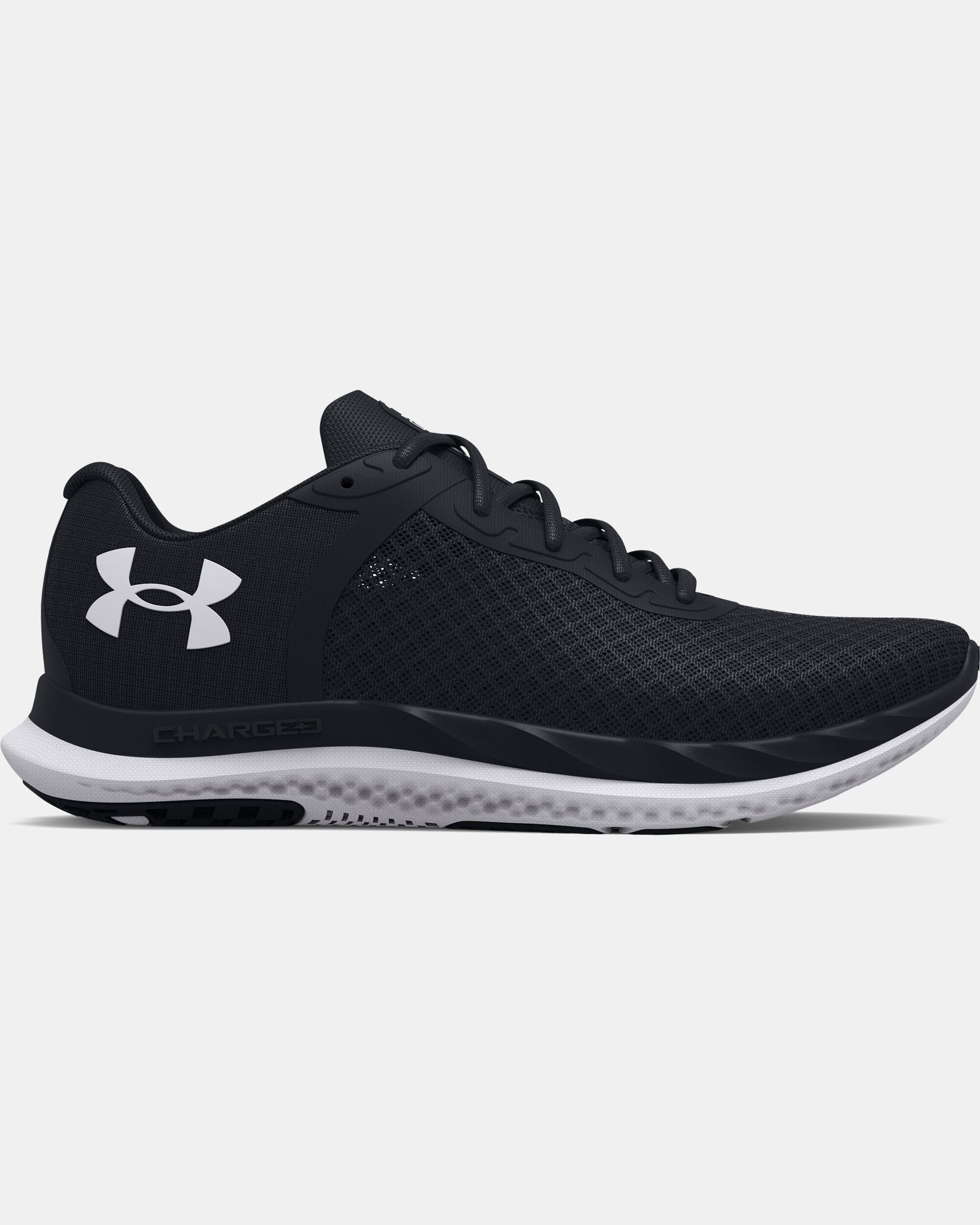Women's black discount under armour shoes