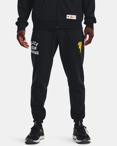 Men's Project Rock Rival Fleece Black Adam Joggers