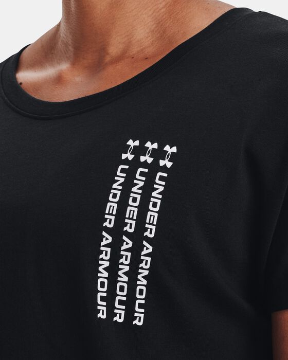 Women's UA Repeat Wordmark Graphic T-Shirt image number 4