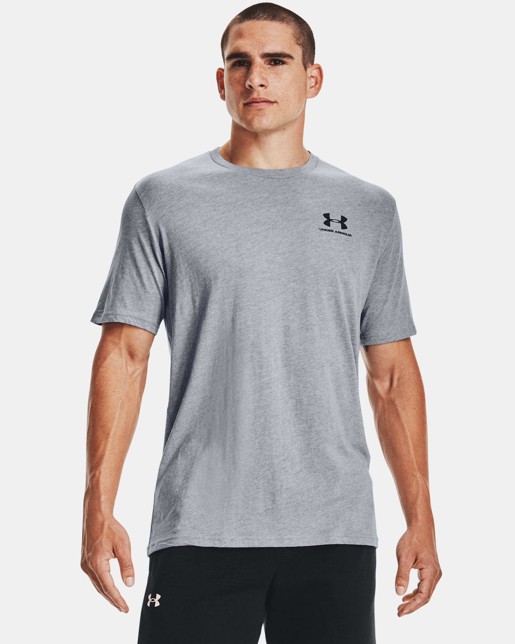 Men's ua sportstyle left chest short sleeve shirt 2025