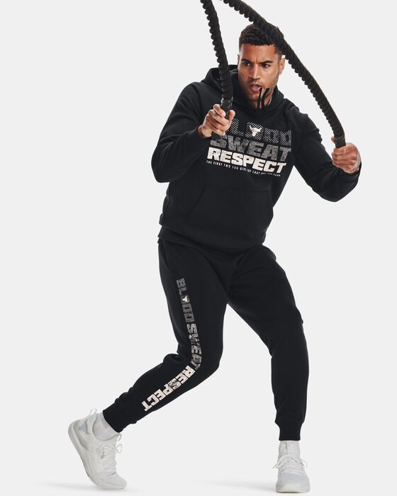 Men's Project Rock Rival Fleece Hoodie image number 3