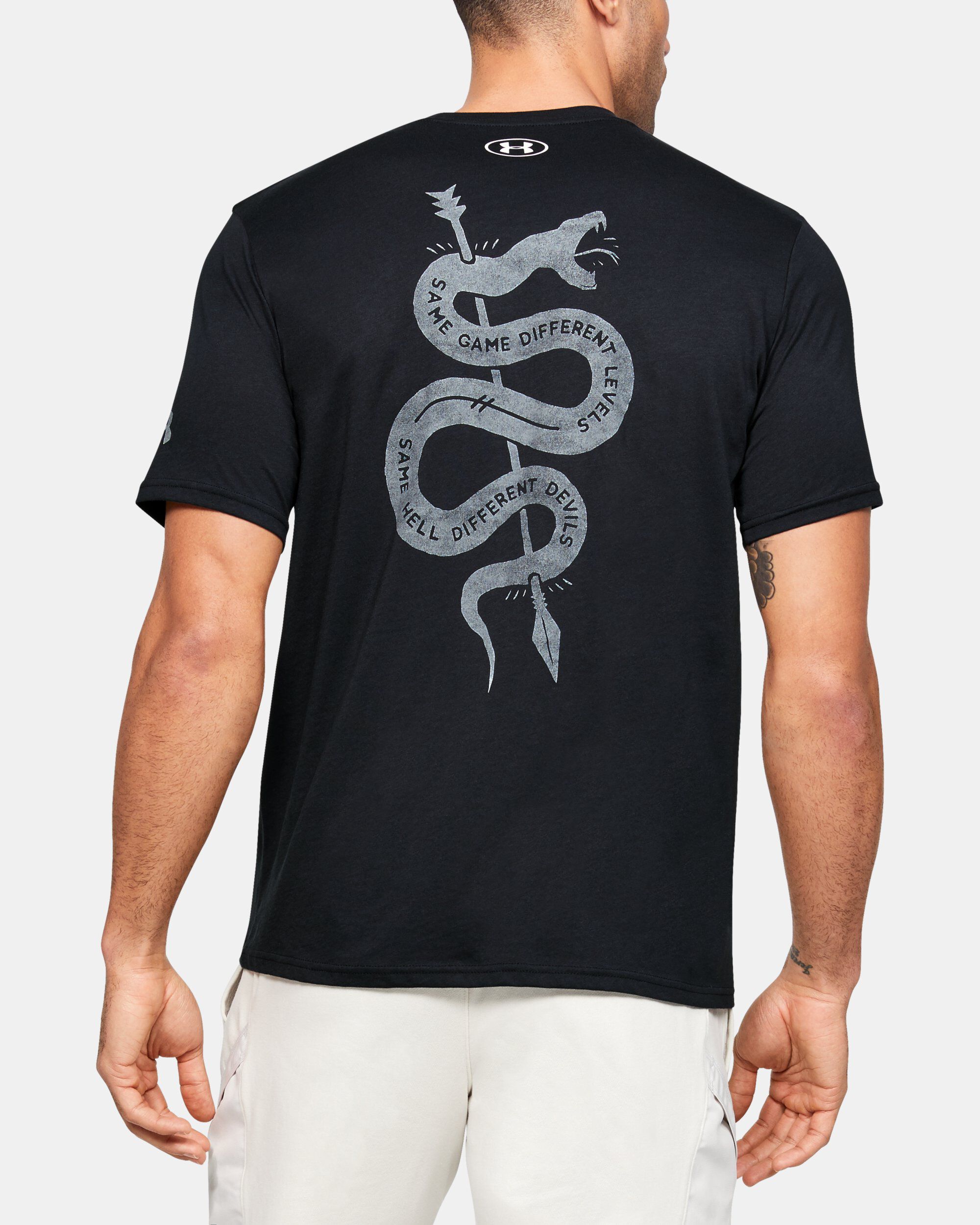 Men s Project Rock Snake Short Sleeve