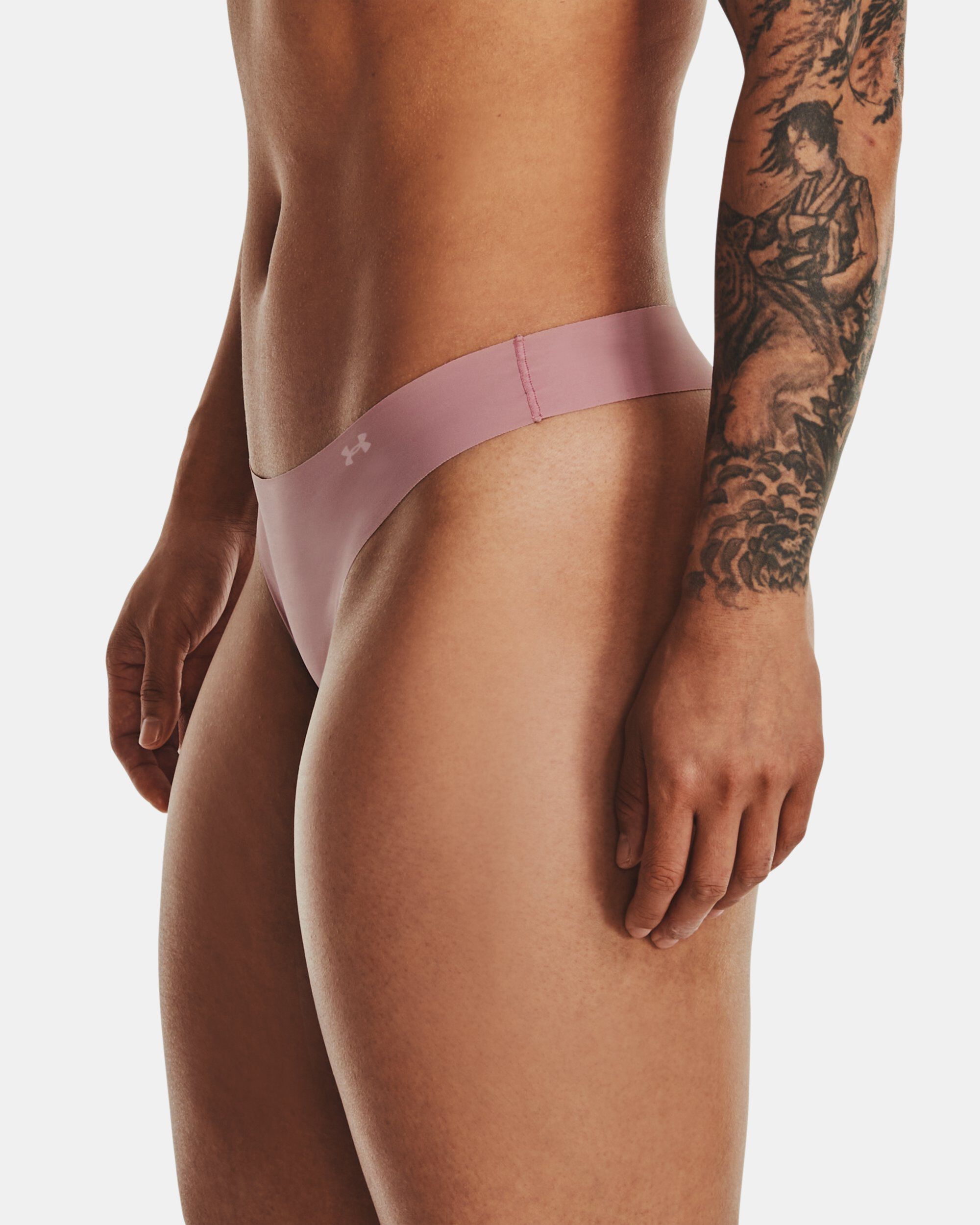 Buy Women s UA Pure Stretch Thong 3 Pack Pink in Dubai UAE Under Armour