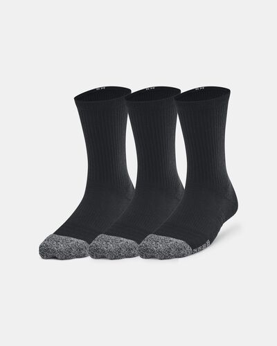 Kids' HeatGear® 3-Pack Crew Socks