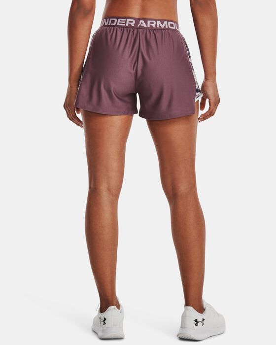 Women's UA Play Up Inset Printed Shorts image number 1