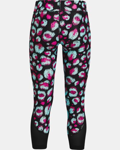 Girls' HeatGear® Armour Printed Ankle Crop