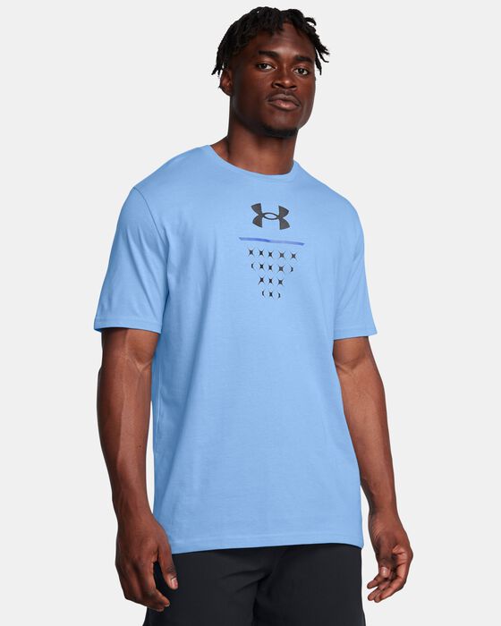 Men's UA Basketball Net Icon Short Sleeve image number 0