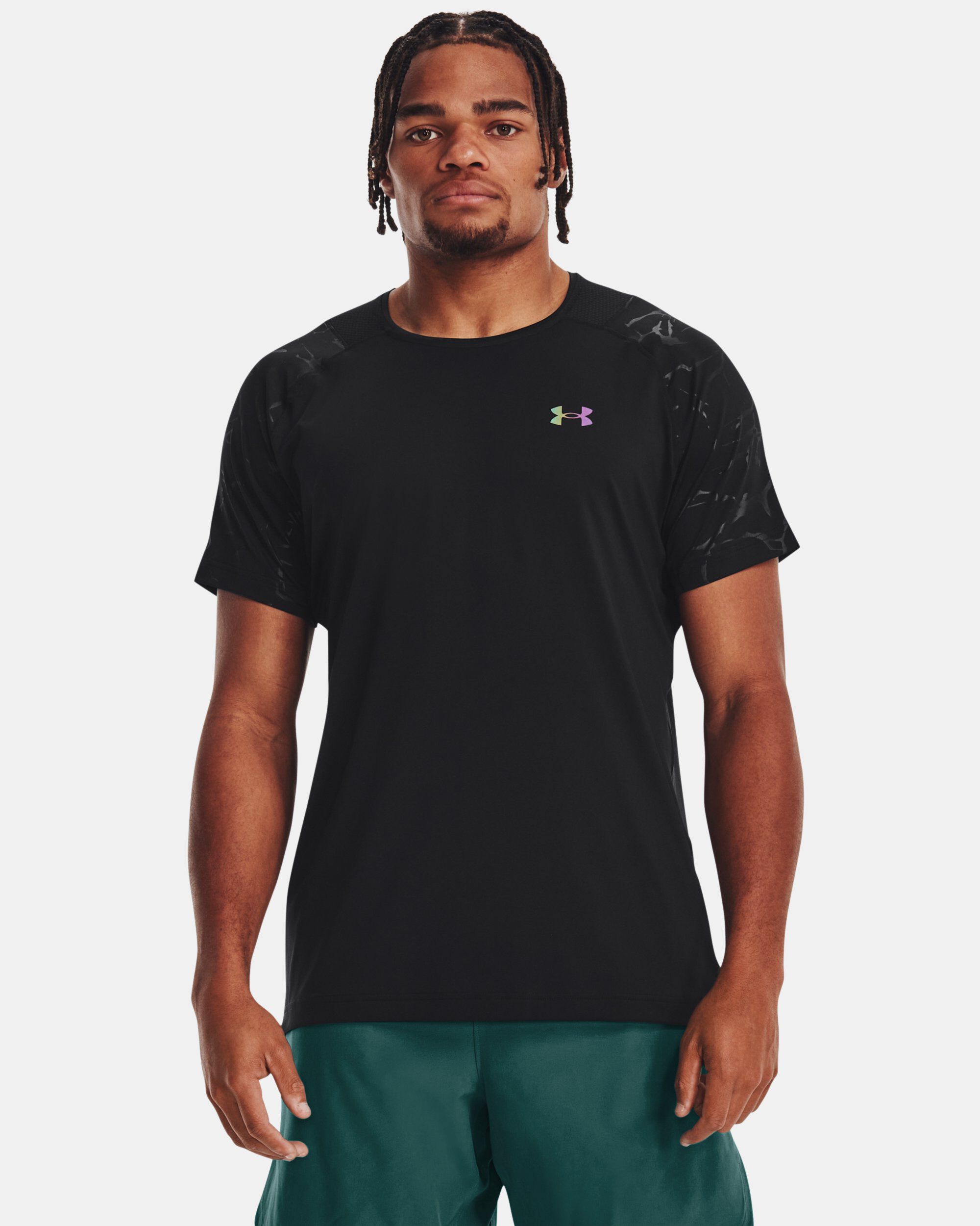 Under armour mens tech 2.0 vibe top black hotsell