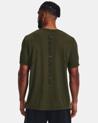 Men's UA Seamless Grid Short Sleeve