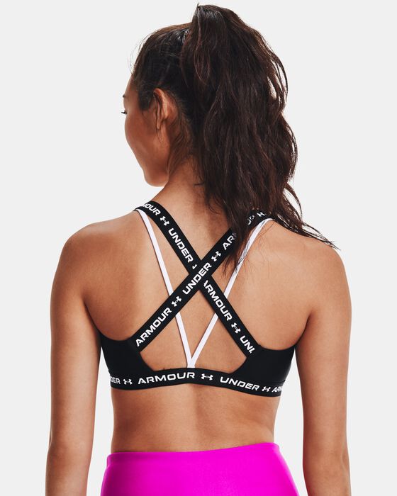 Women's UA Crossback Low Sports Bra image number 1