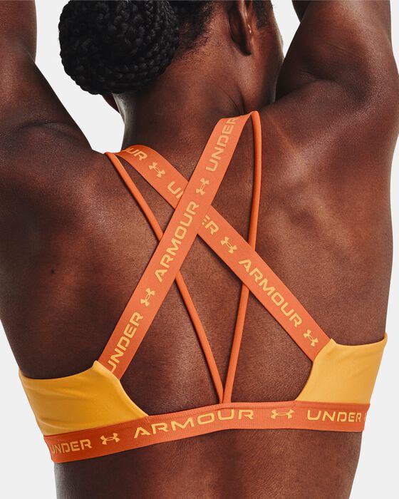 Women's UA Crossback Low Sports Bra image number 8