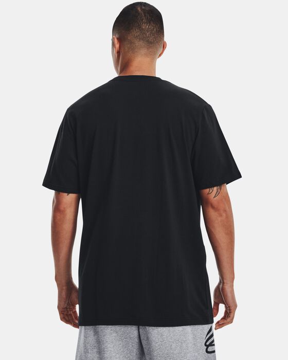 Men's Curry Animated Sketch Short Sleeve image number 1