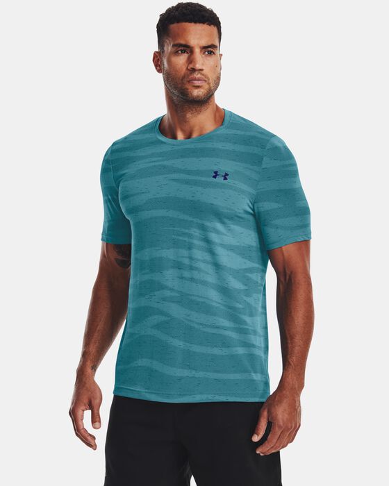 Men's UA Seamless Wave Short Sleeve image number 0