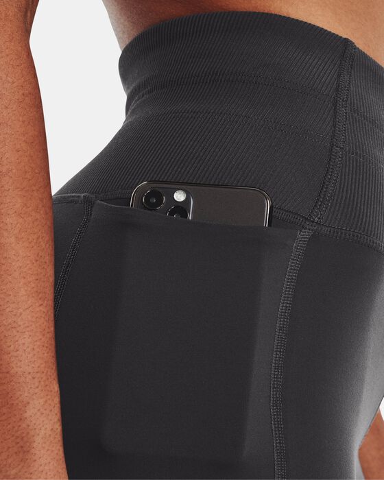 Women's UA Meridian Rib Waistband Ankle Leggings image number 7