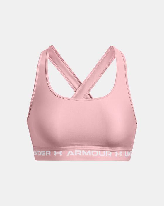 Women's Armour® Mid Crossback Sports Bra image number 6