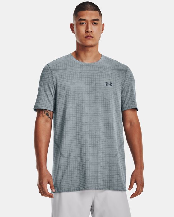 Men's UA Seamless Grid Short Sleeve image number 0