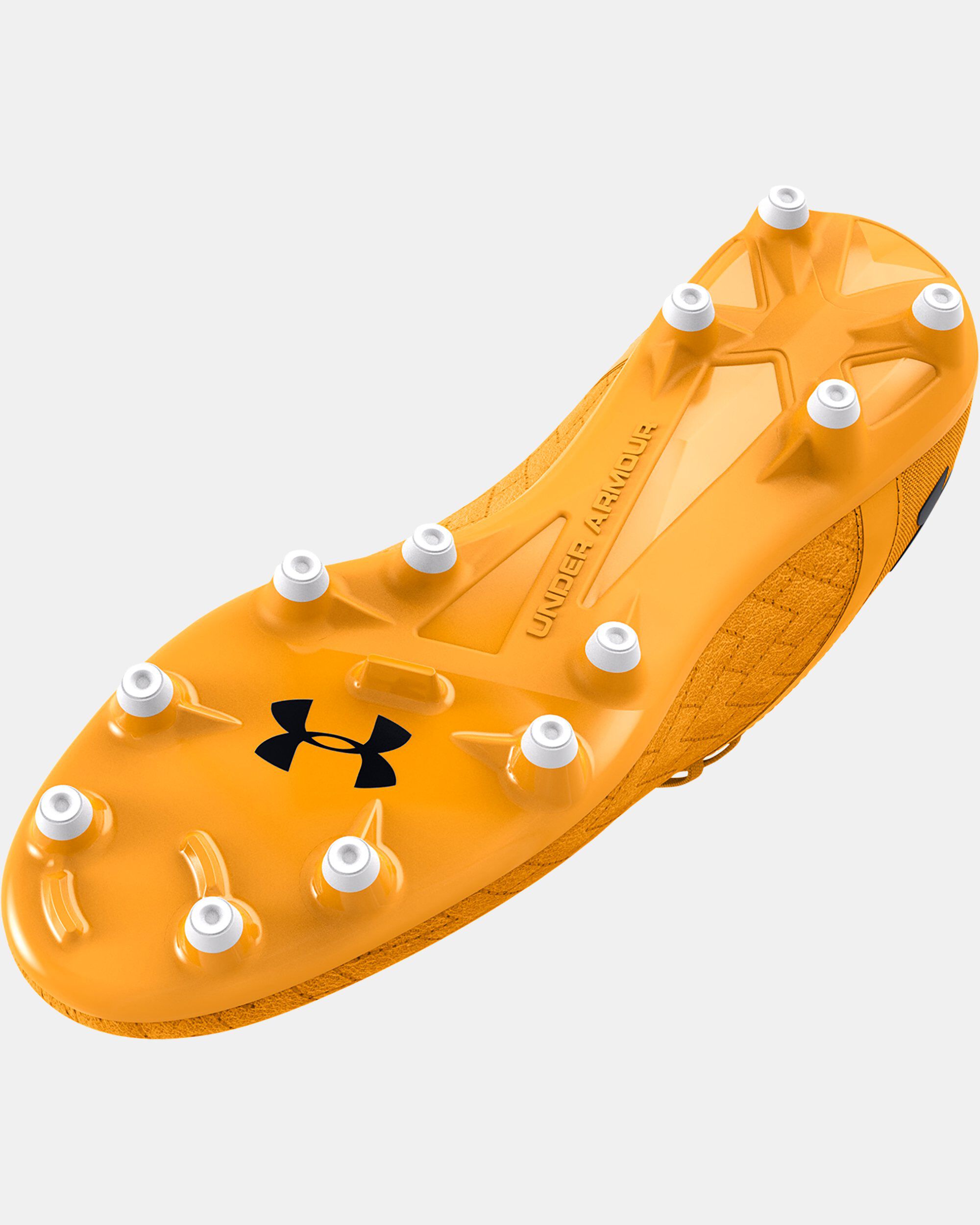 Buy Grade School UA Magnetico Select 2.0 FG Jr. Soccer Cleats Orange in Dubai UAE Under Armour