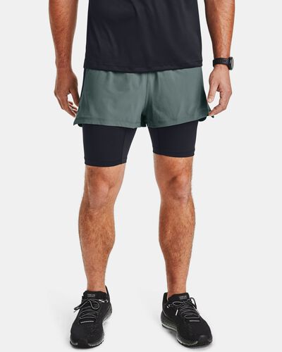 Men's UA RUSH™ Run 2-in-1 Shorts