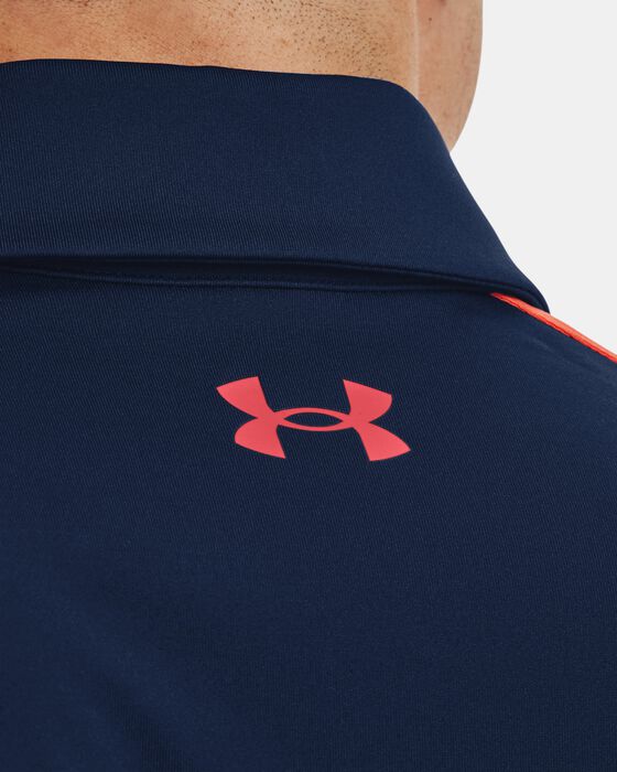 Men's UA T2G Blocked Polo image number 3