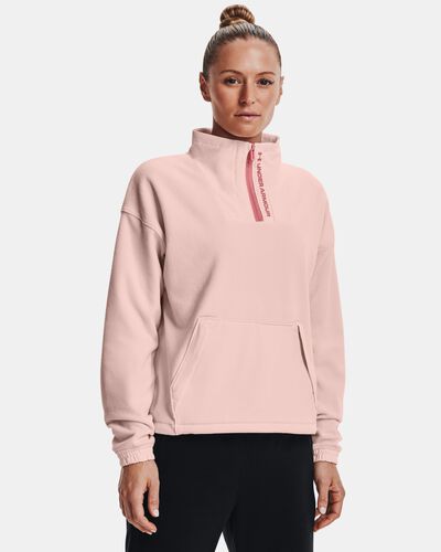 Women's UA RUSH™ Fleece ½ Zip Hoodie