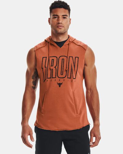 Men's Project Rock Terry Iron Sleeveless Hoodie