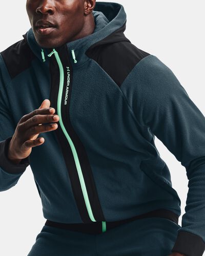 Men's UA RUSH™ Fleece Full-Zip Hoodie