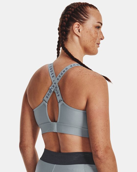 Women's UA Infinity Mid Covered Sports Bra image number 5