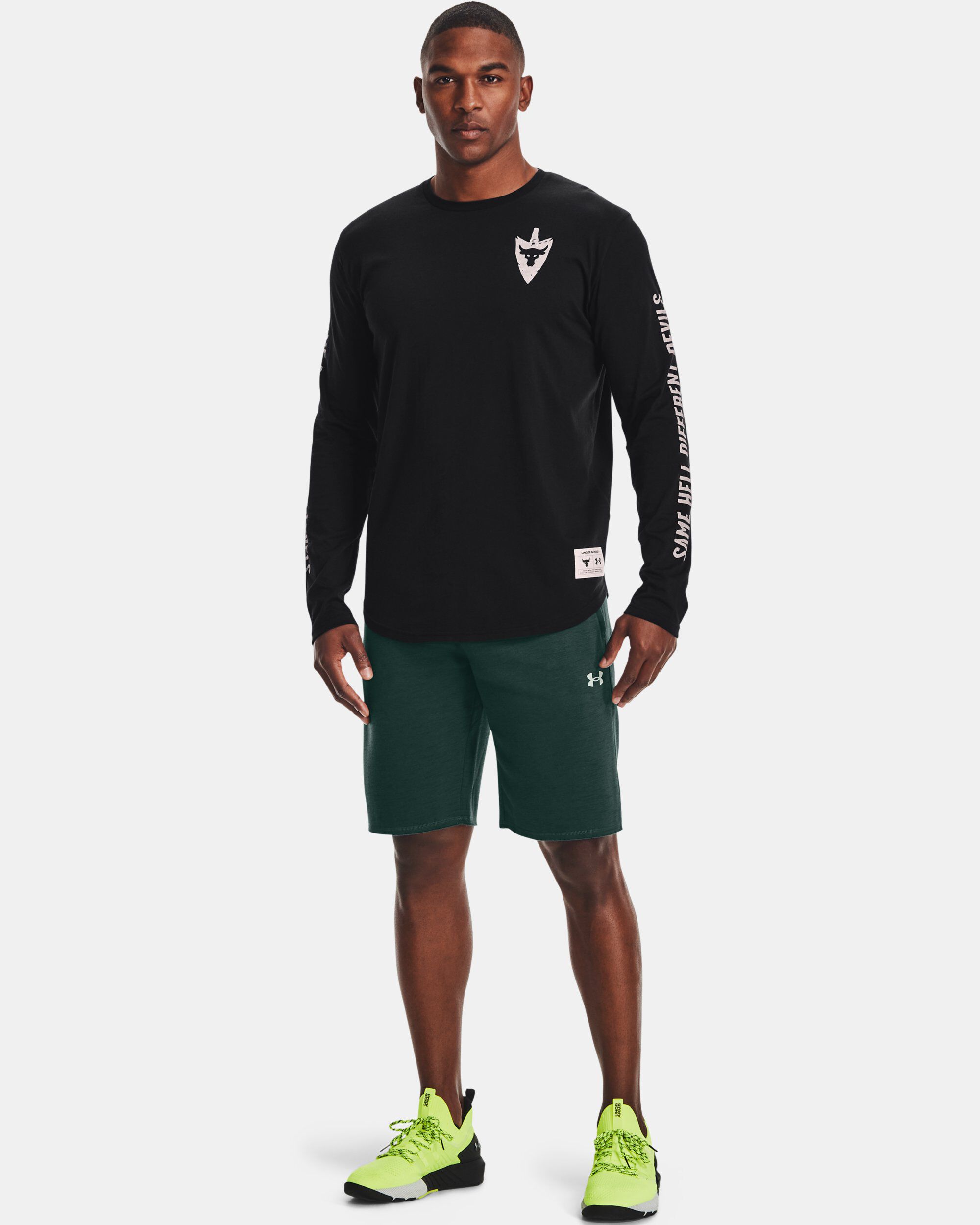 Under Armour Men s Project Rock Same Game Long Sleeve Black in
