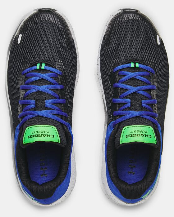 Men's UA Charged Pursuit 2 Big Logo Speckle Running Shoes image number 2