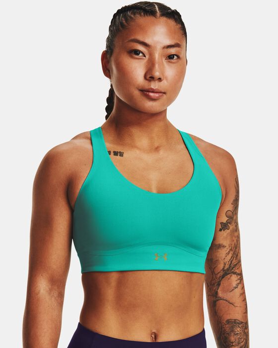 Women's UA RUSH™ SmartForm Mid Sports Bra image number 0