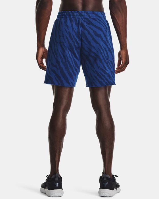 Men's Project Rock Rival Fleece Printed Shorts image number 1