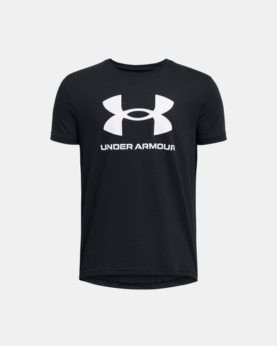 Boys' UA Sportstyle Logo Short Sleeve