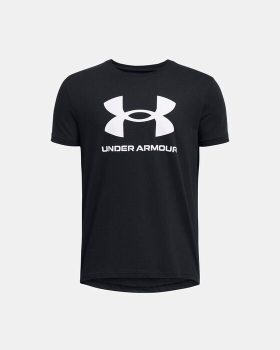 Boys' UA Sportstyle Logo Short Sleeve image number 0