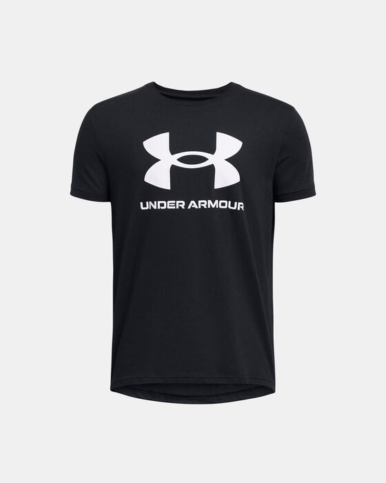 Boys' UA Sportstyle Logo Short Sleeve image number 0