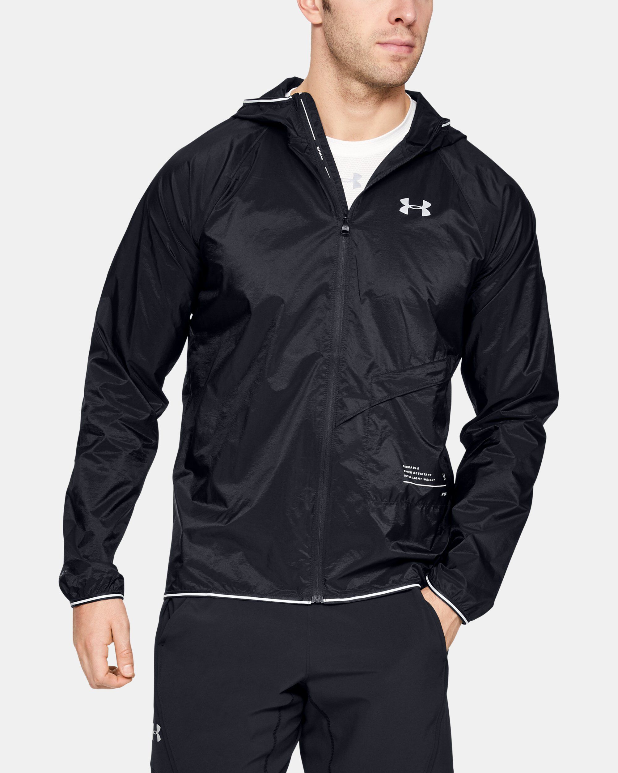 Under armour deals packable jacket