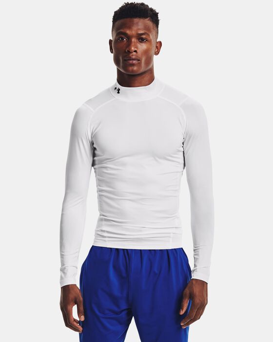 Men's HeatGear® Mock Long Sleeve image number 0